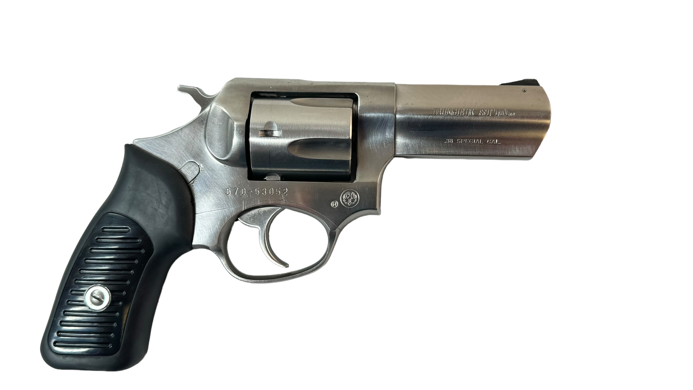 Ruger SP101 38 Special 3″ 5rd Stainless / Rubber