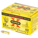 Winchester Super-X Power-Point 22LR 40 Grain Lead Hollow Point 222/2220 Rounds